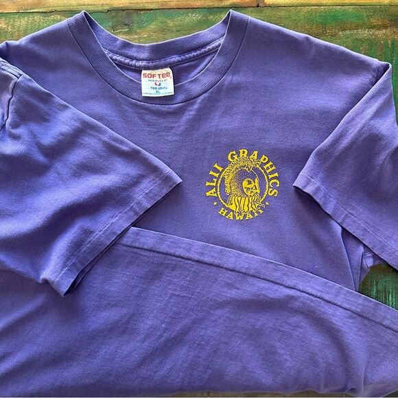 Vintage IMUA Screen Print Graphic Shirt Men’s XL SofTee Single Stitch Hawaii USA - Picture 5 of 6